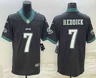Mens Philadelphia Eagles #7 Haason Reddick Black Vapor Untouchable Limited Jersey->philadelphia eagles->NFL Jersey